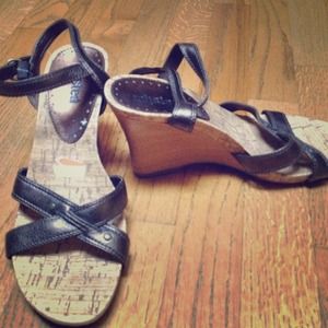 SOLD Unlisted strap wedge sandals