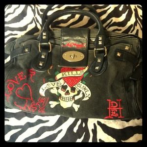 Ed hardy hand bag