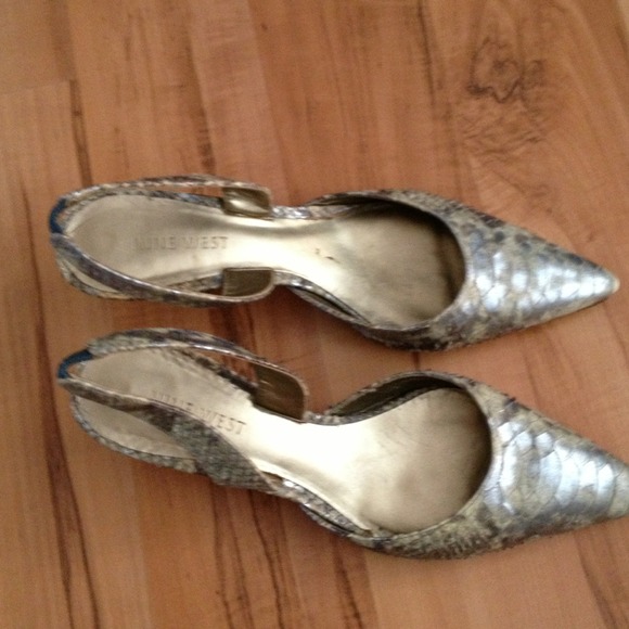 Nine West sling back shoes