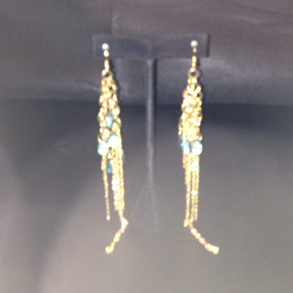 Long chain earrings