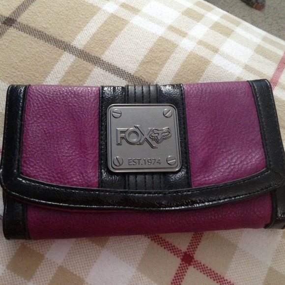 New raspberry fox wallet