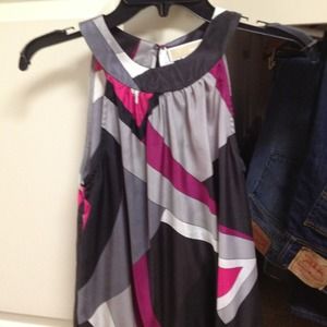 Michael kors fun summer top petite small