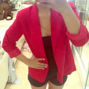 Red blazer