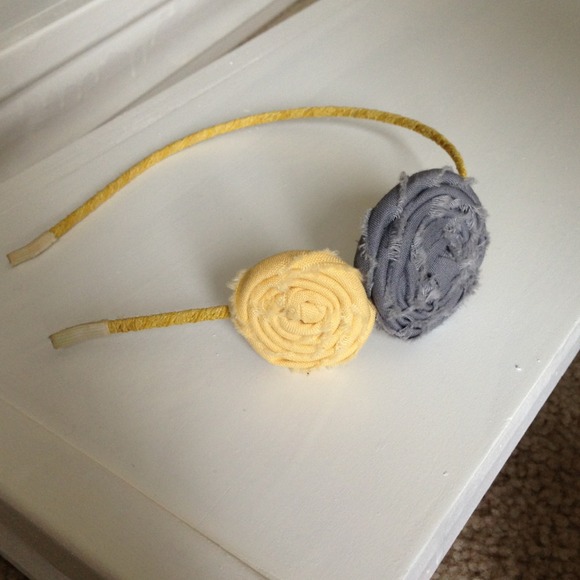 Handmade rosette headband