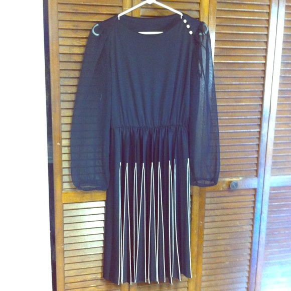 Black and White Dress