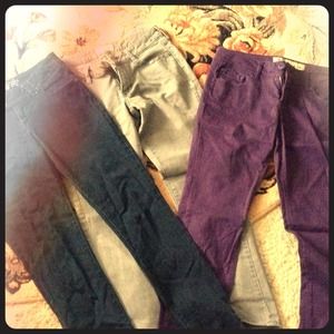 3 pairs straight legged jeans