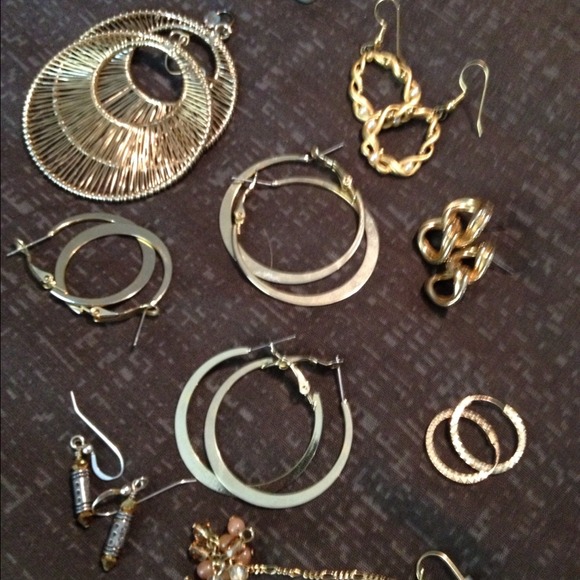 Silver and Gold earring bundle!