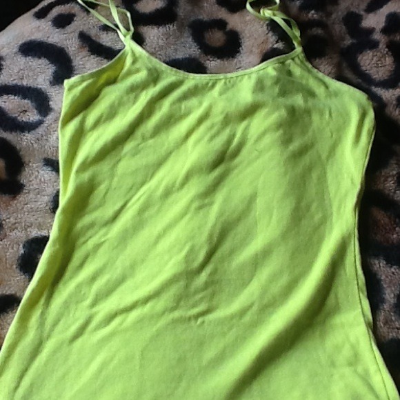 Neon yellow tank never worn