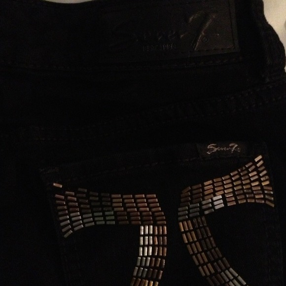 *Bundled* seven jeans black size 26/27