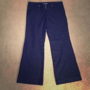American Eagle Black Flare Slacks