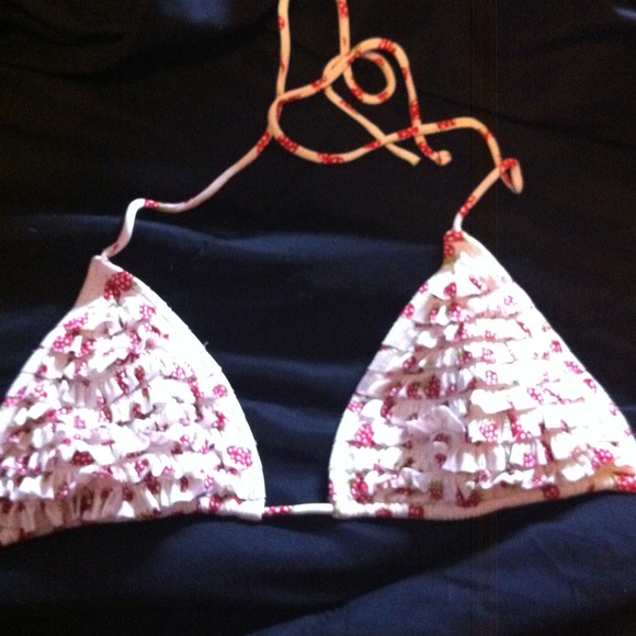 Strawberry bikini top