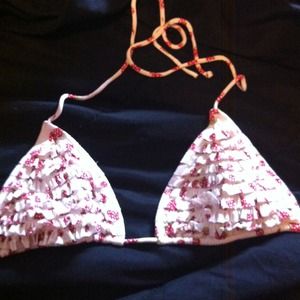 Strawberry bikini top