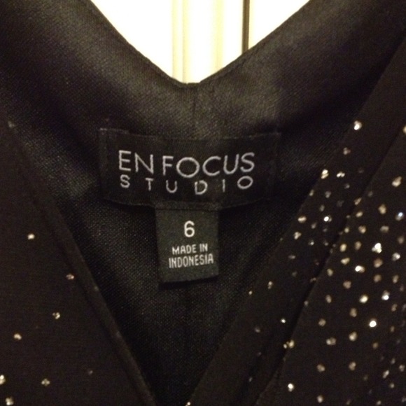 Blake Stretchy Material Little Black Dress. - Picture 2 of 4