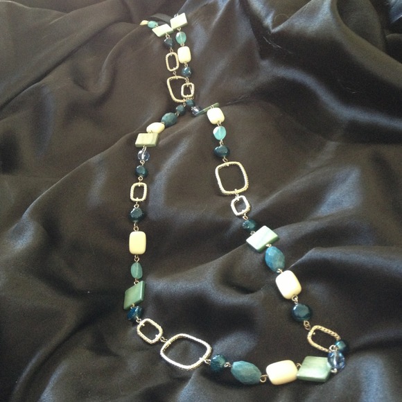 REDUCED!  Lia Sophia - blue, white, silver