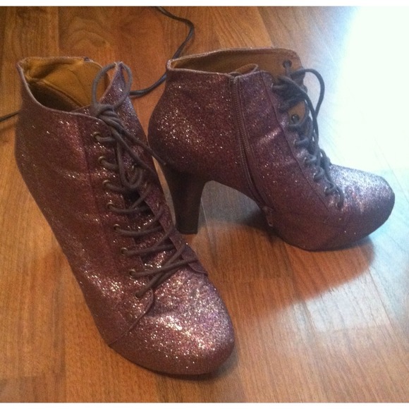 Jeffery Campbell inspired lace up booties!!! Sz 9