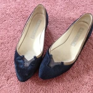 CARMEN HO HORSE-HAIR FLATS.  SIZE 9