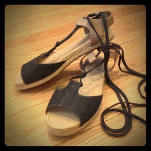 Gap denim espadrilles, size 41
