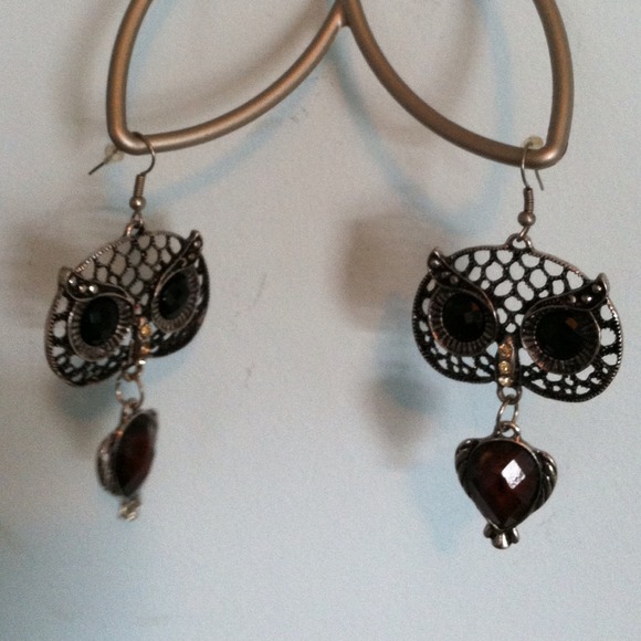 SOLD - Owl earrings💞