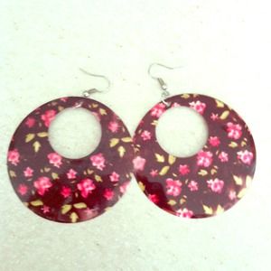 Floral earrings
