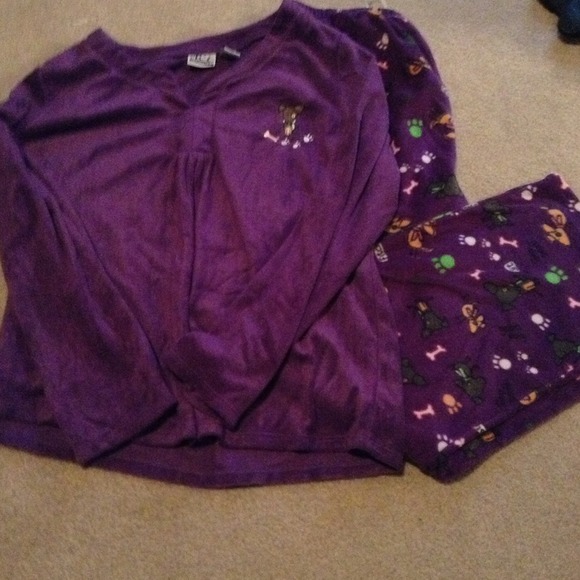 Fleece pajama set