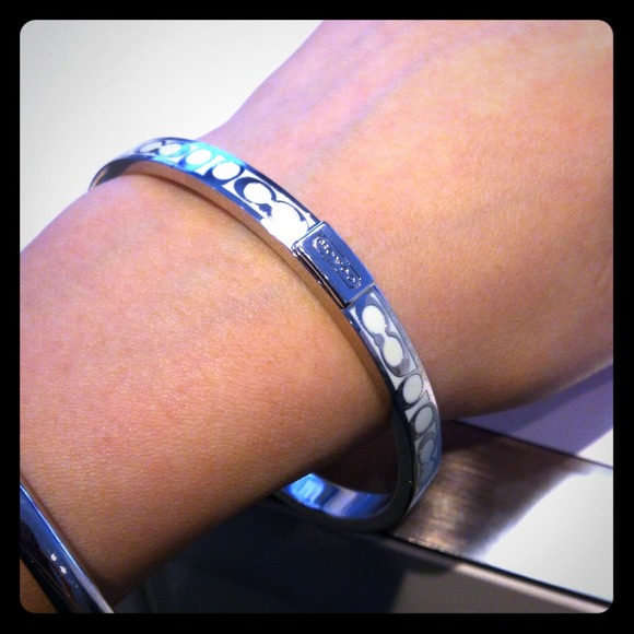 Coach silver bracelet