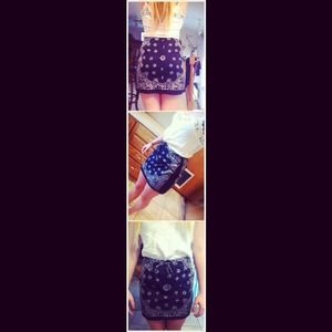 DIY bandana skirt