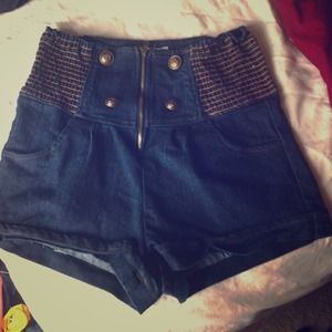 High waisted shorts