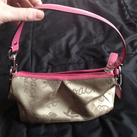 100% authentic small coach bag