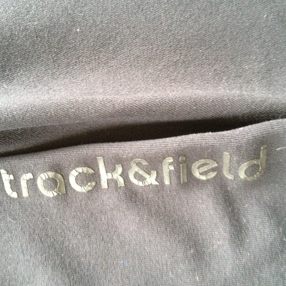 Track & field workout black stretch pants - Picture 2 of 3