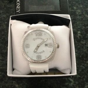 Dooney and Bourke white crystal sport watch