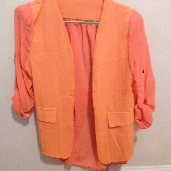 Chiffon blazer
