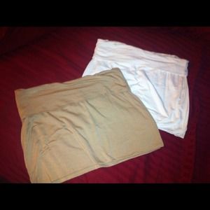 💟💟FINAL REDUCTION💟💟Bebe fold over skirt bundle