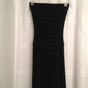 Black silk one piece!