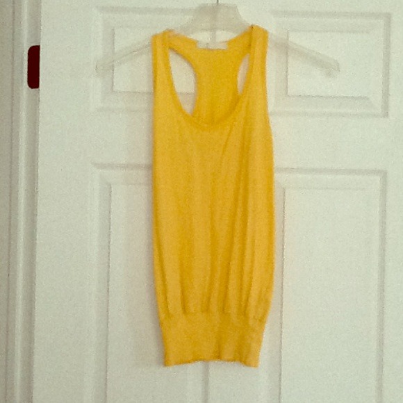 $$Sold$$ Forever 21 mustard yellow racer back top