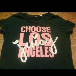 ✨Traded✨ Juicy Couture Los Angeles Bling Shirt.