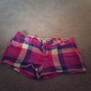 Billabong plaid shorts