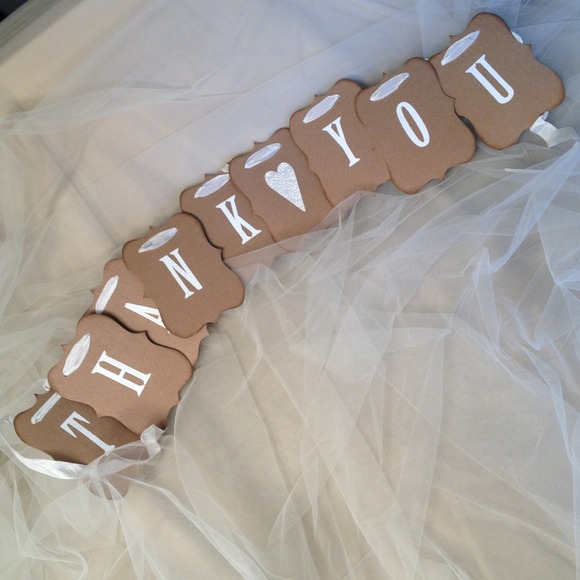 Vintage inspired Thank You Banner - Picture 2 of 4