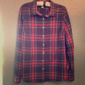 *RESERVED* Women's Plaid button-down