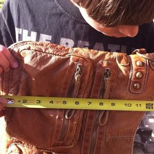 Brown crossbody purse