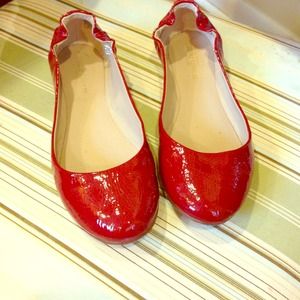 Red Ballet Flats