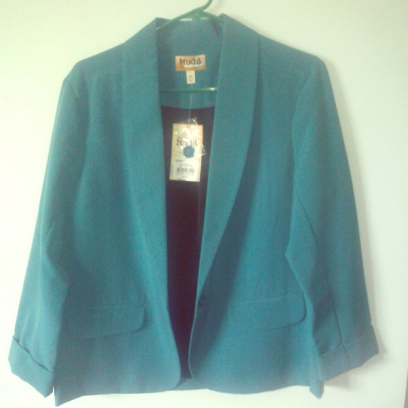Teal blazer