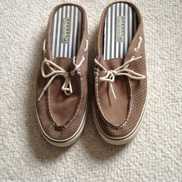 Sperry Shoes - Brown Slip-on Sperrys