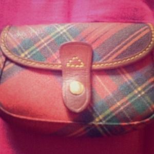 Plaid Dooney and Burke Wristlet