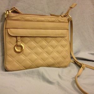 Beige Satchel purse