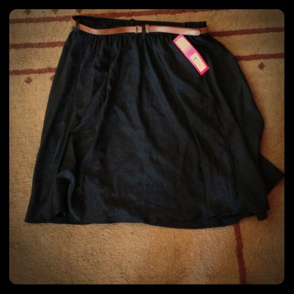 Black maxi skirt