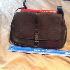 Authentic Black Gucci Purse