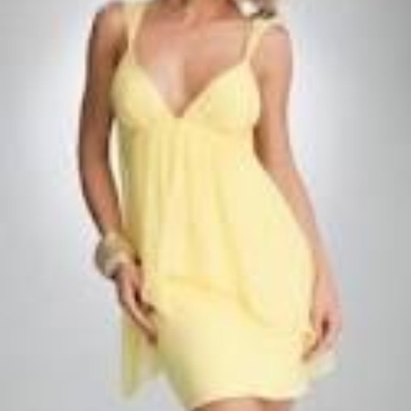 Bebe tank drape back dress
