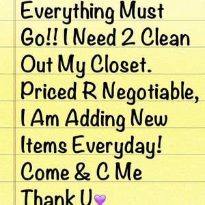 Everything Must Go!