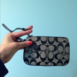 Authentic coach wristlet
