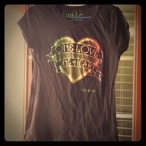 LYRIC NATION BOB MARLEY ONE LOVE SHIRT!
